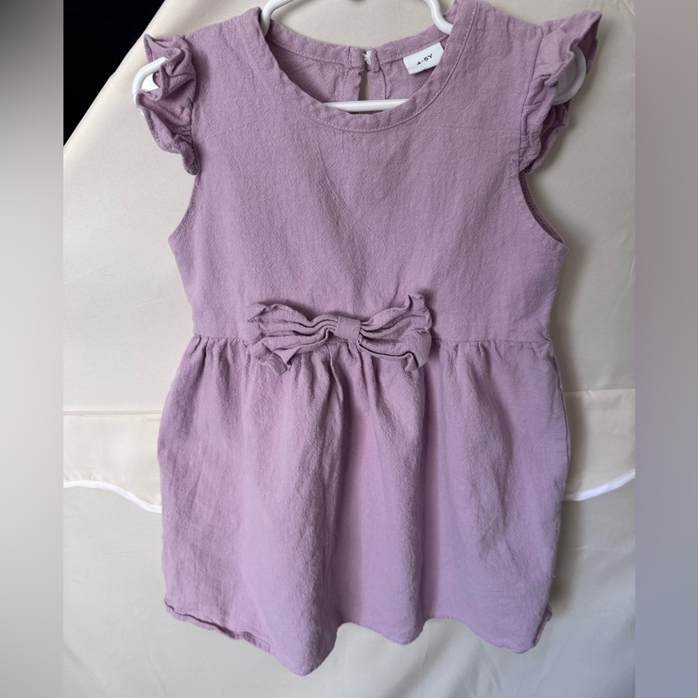 Charming Lilac Kids Ruffle Sleeve Blouse